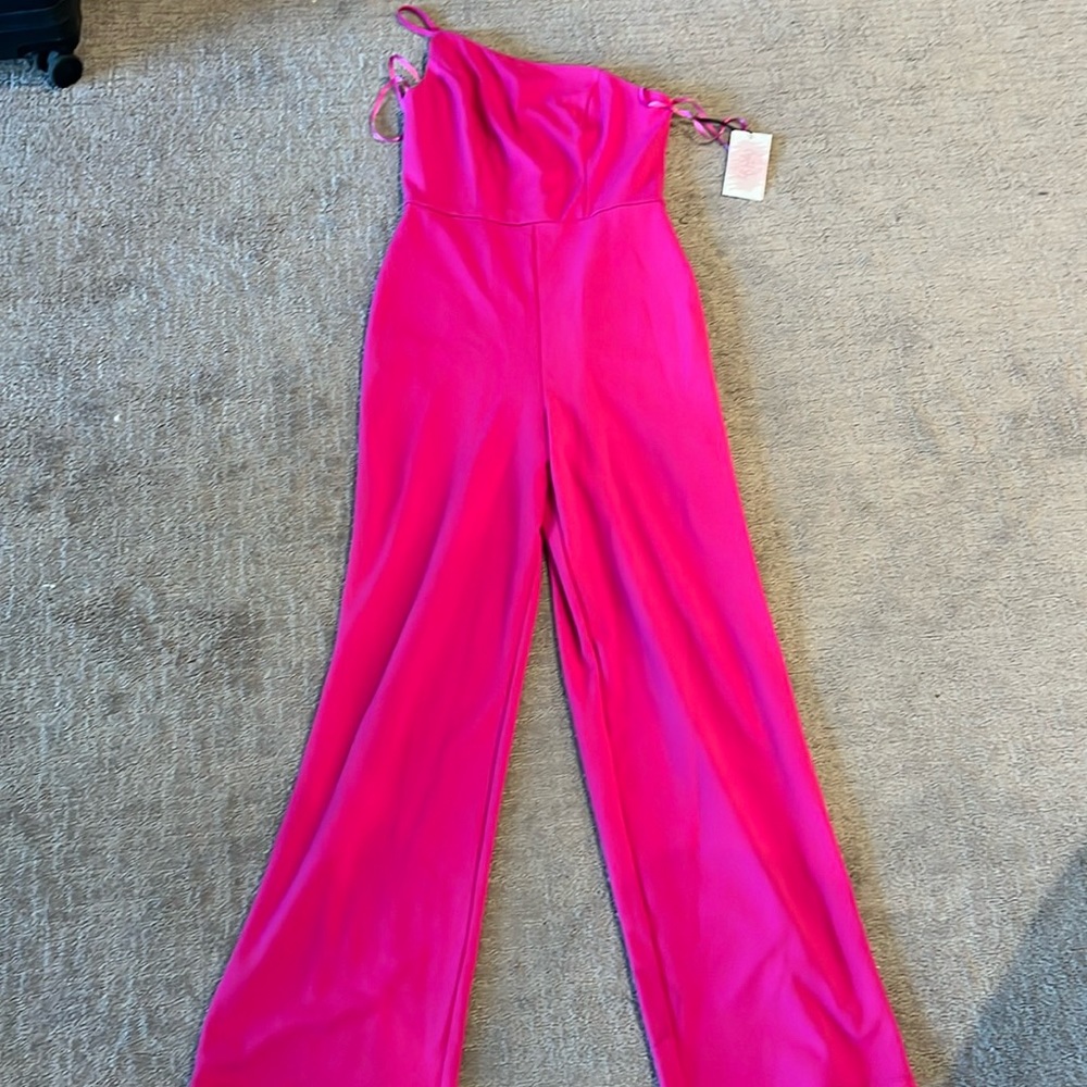 Fuchsia jumpsuit